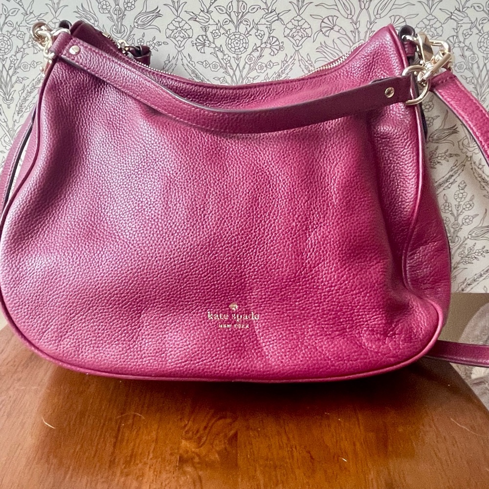 Kate Spade Mulberry Street Vivian Shoulder Bag in Blackberry
